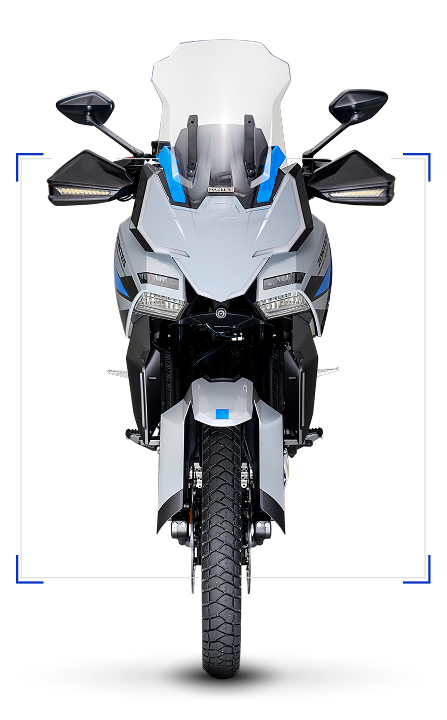 Zontes Moto Tigre Argentina - Moto 703F Adventure vista frontal