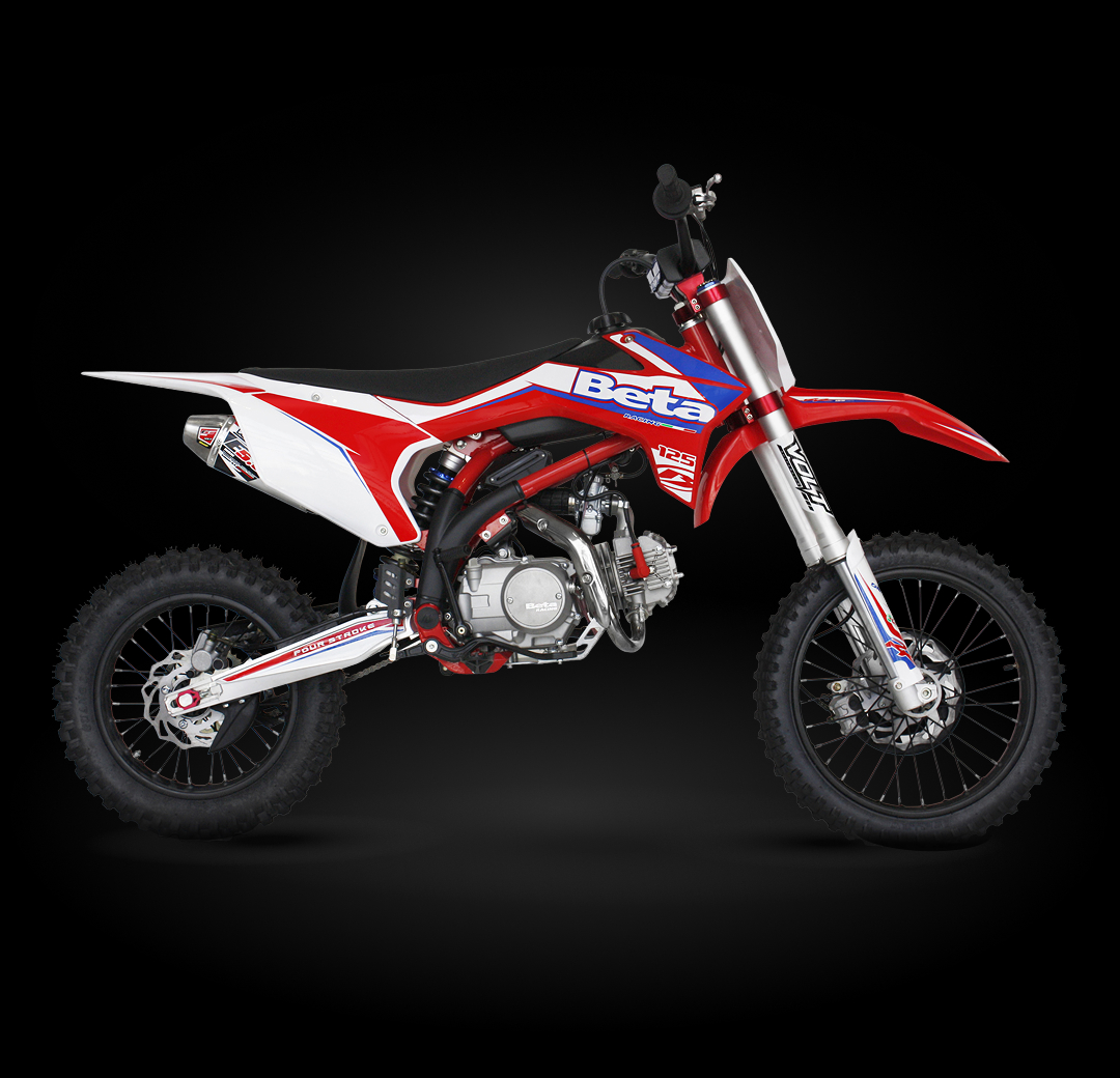 Beta Moto Tigre Argentina – Beta RR 125 Mini sobre fondo negro