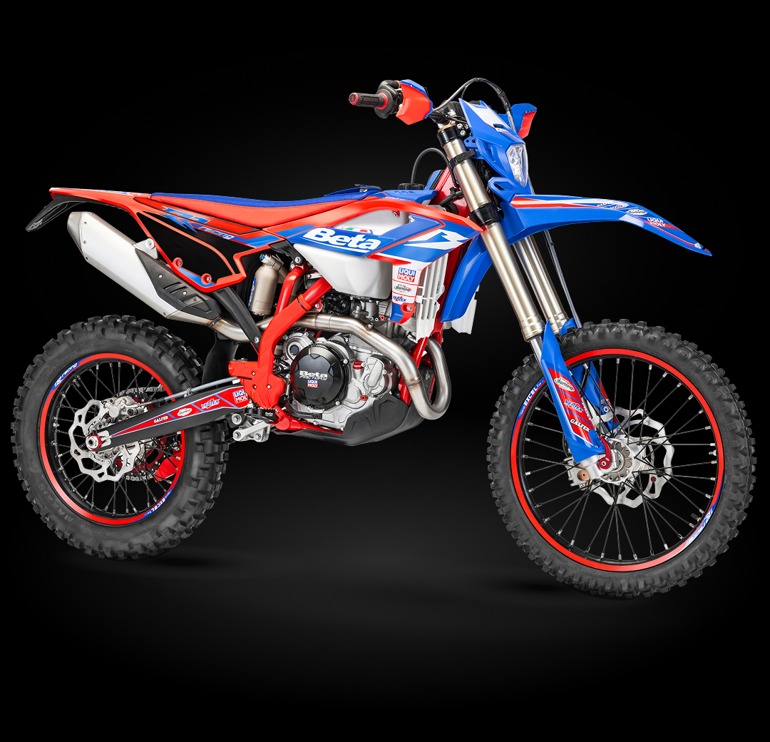 Beta Moto Tigre Argentina RR 4T 350 Racing – Vista frontal de estudio