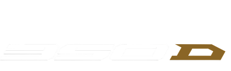 Logo oficial Zontes 350D en color blanco y dorado.
