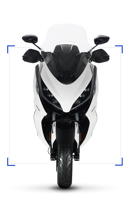 Zontes Moto Tigre Argentina – 350E – Vista frontal