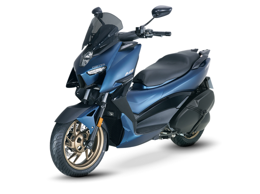 Zontes Moto Tigre Argentina – 350M – Vista 3/4 derecha