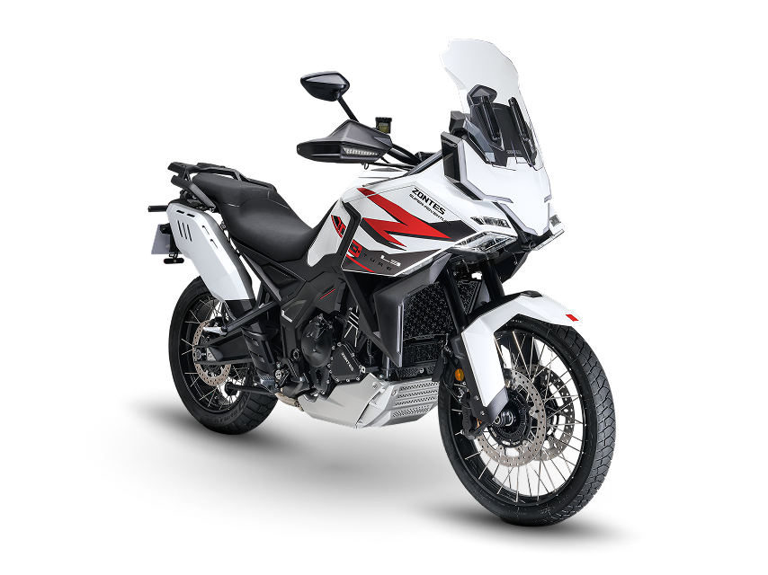 Zontes Moto Tigre Argentina - Moto 703F Adventure ángulo tres cuartos frontal