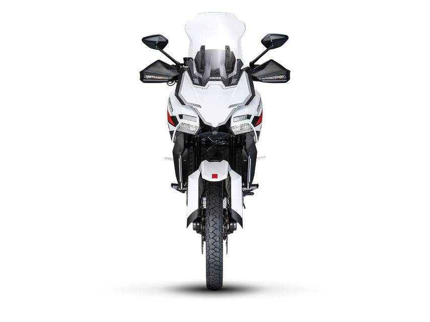 Zontes Moto Tigre Argentina - Moto 703F Adventure vista frontal