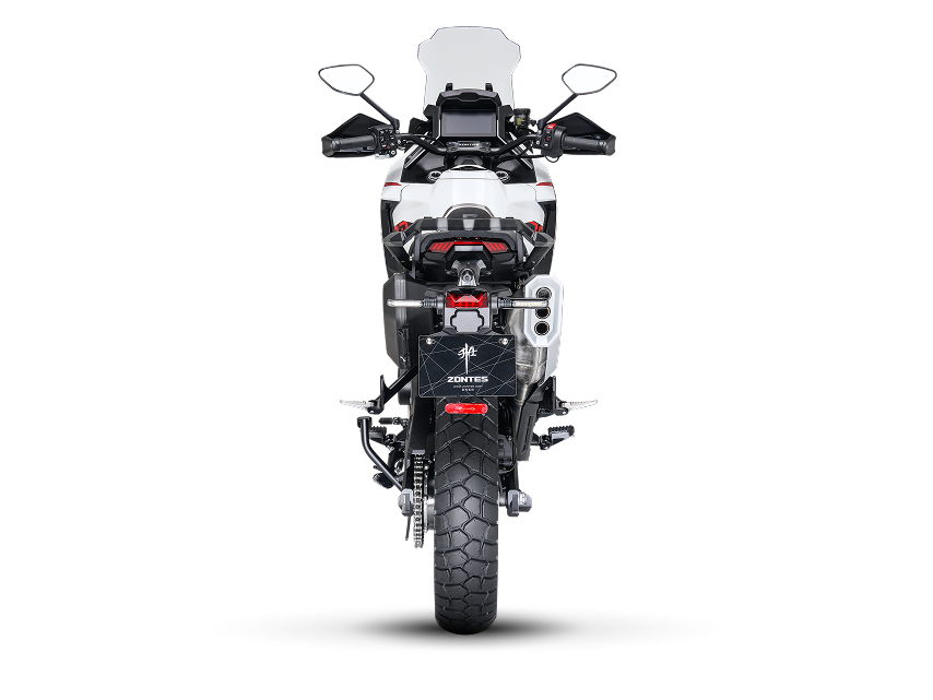 Zontes Moto Tigre Argentina - Moto 703F Adventure vista trasera completa